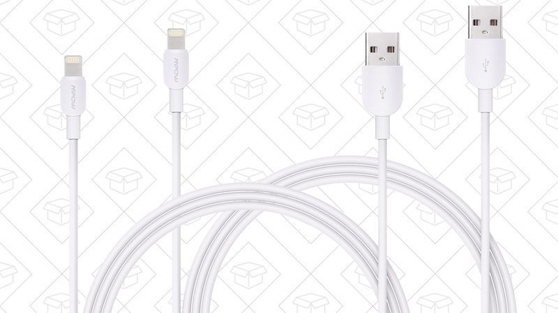 Mpow 2-Pack Lightning Cables, $10 with code 83RVBQBH